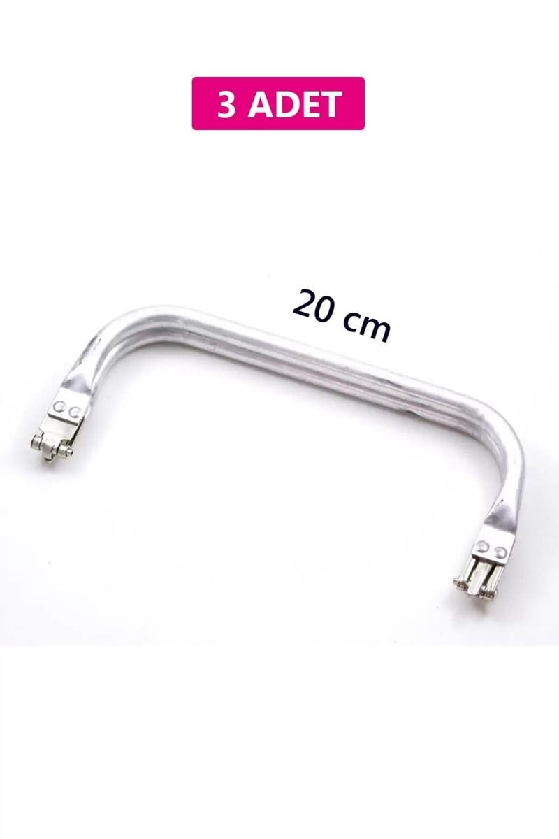 Gizli Metal Çanta Bursu – 3 Adet - 20 cm - Metal Çanta Aparatı Çanta Aksesuarı