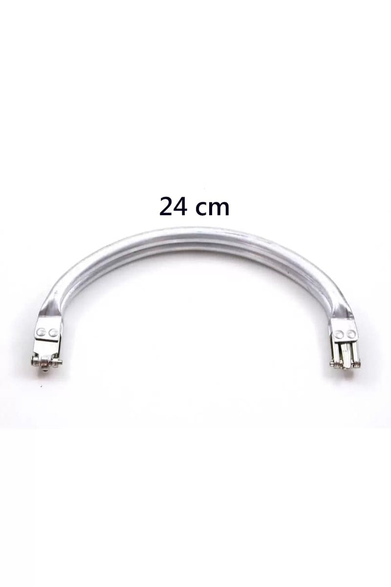 Gizli Metal Oval Çanta Bursu – 24 cm - Metal Çanta Aparatı Çanta Aksesuarı