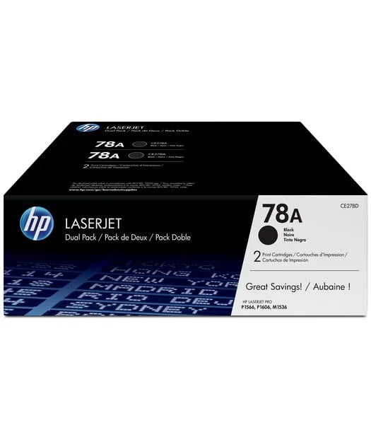HP CE278A Black Toner Kartuş (78A)