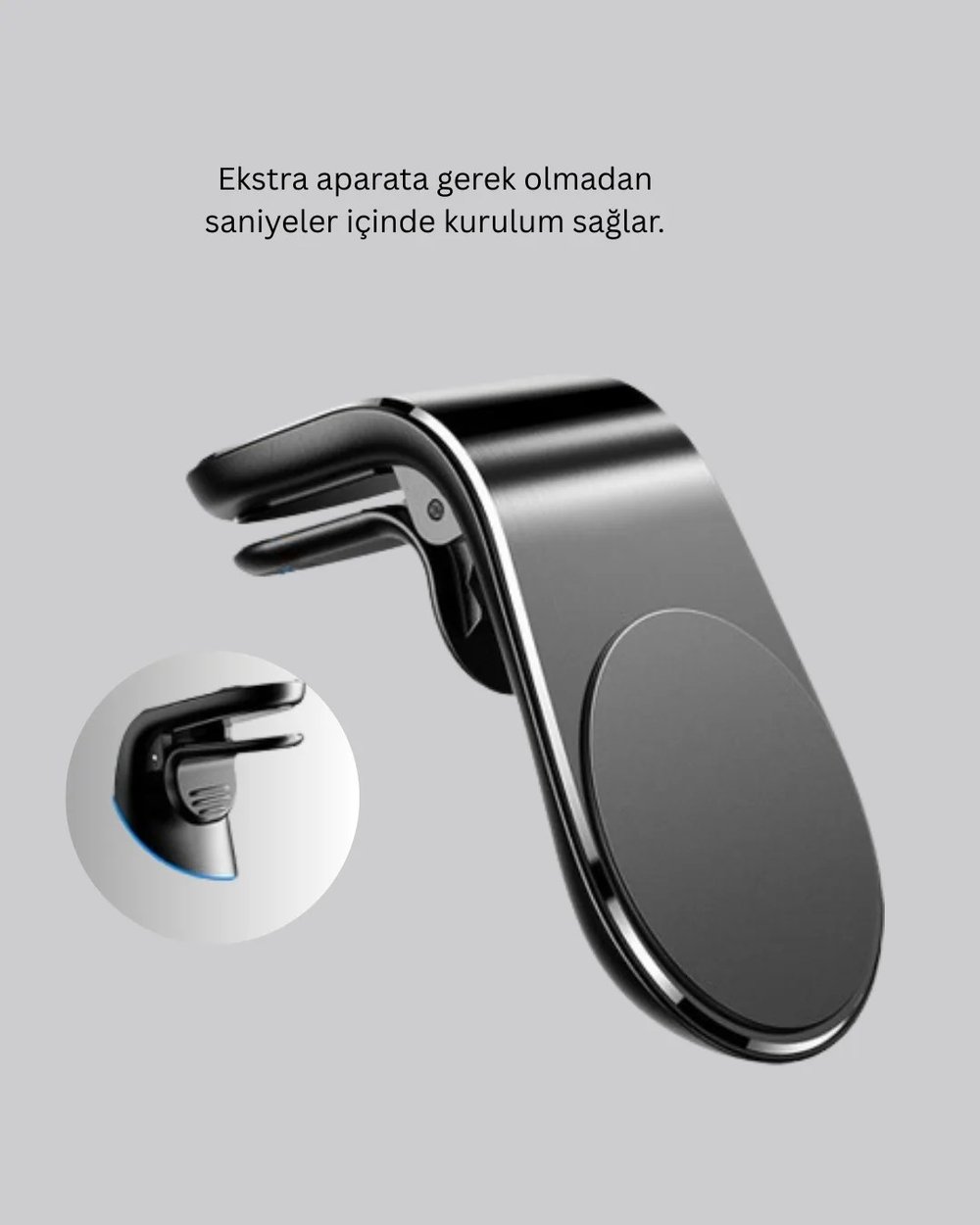 Kalorifer Izgaralı Manyetik Telefon Tutucu – Sarsıntı Geçirmez