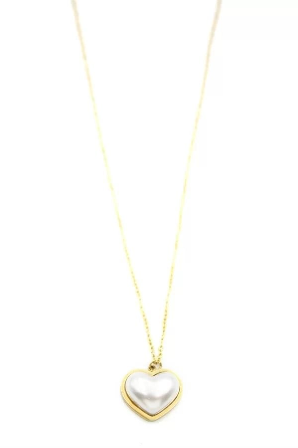 Kalp Kolye - Altın