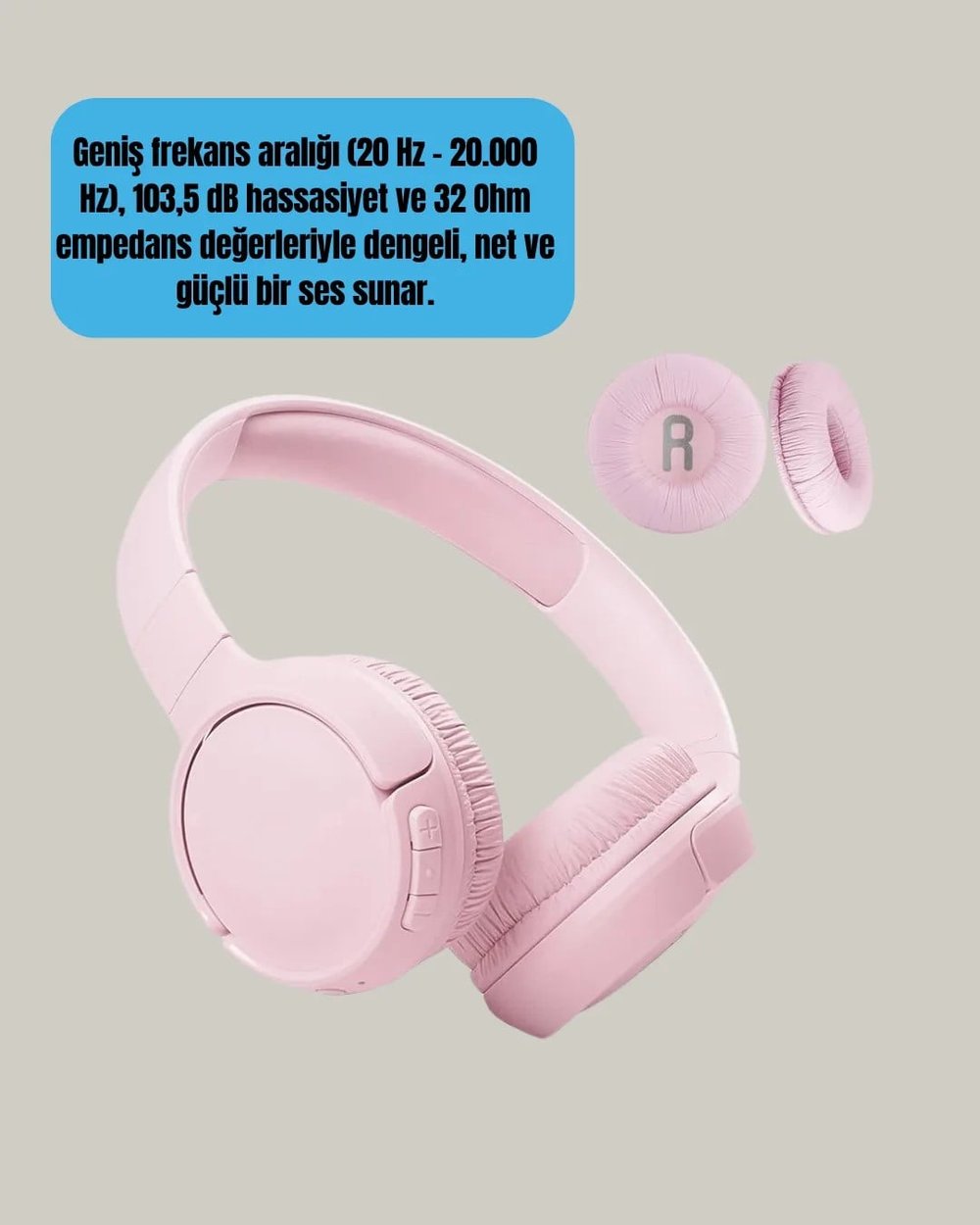Katlanabilir USB-C Şarjlı Bluetooth Kulaklık
