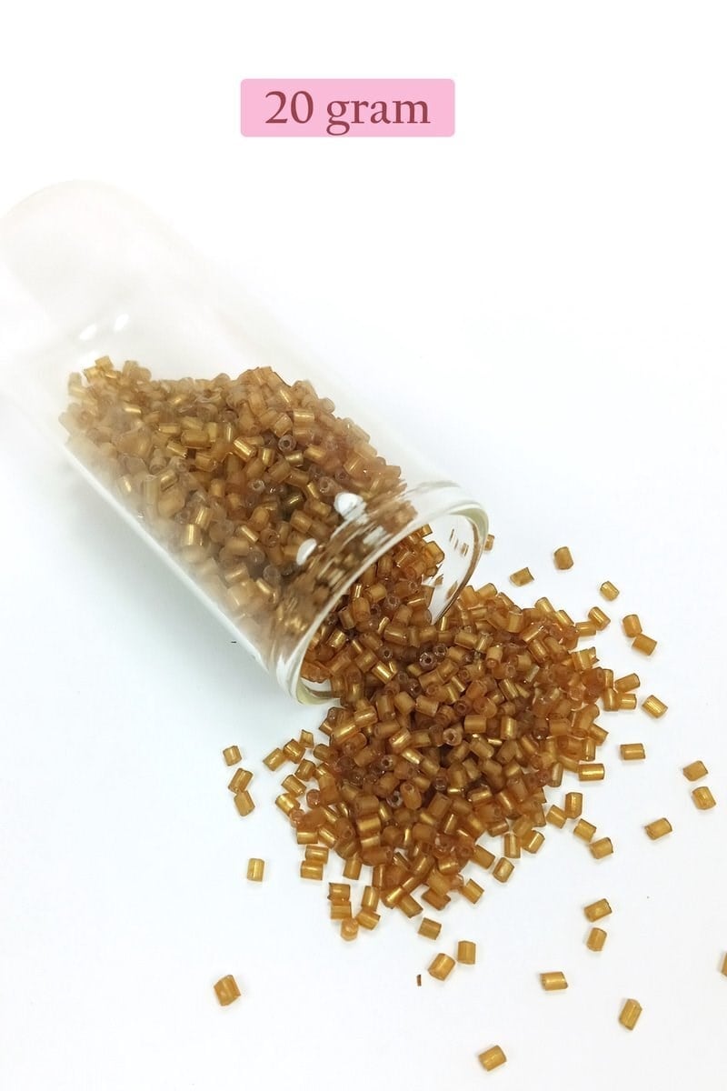 Kesme Cam Boncuk 2mm - 4 Renk - Toplam 80 Gram - BNC435