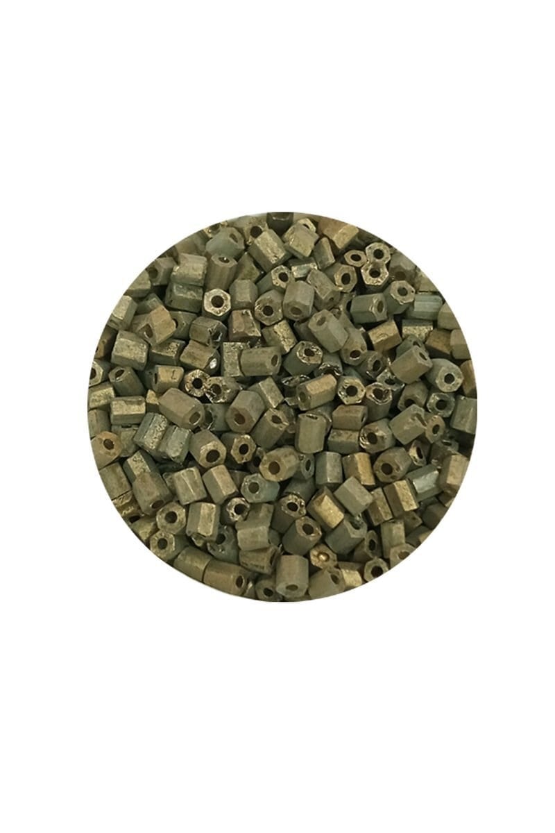 Kesme Cam Boncuk 2mm - 60 Gram - Mat Asker Yeşili - BNC365