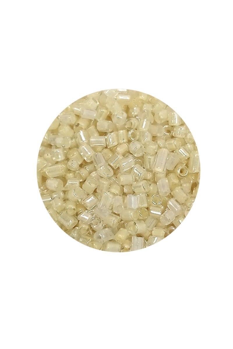 Kesme Cam Boncuk 2mm - 60 Gram - Şeffaf Krem - BNC387