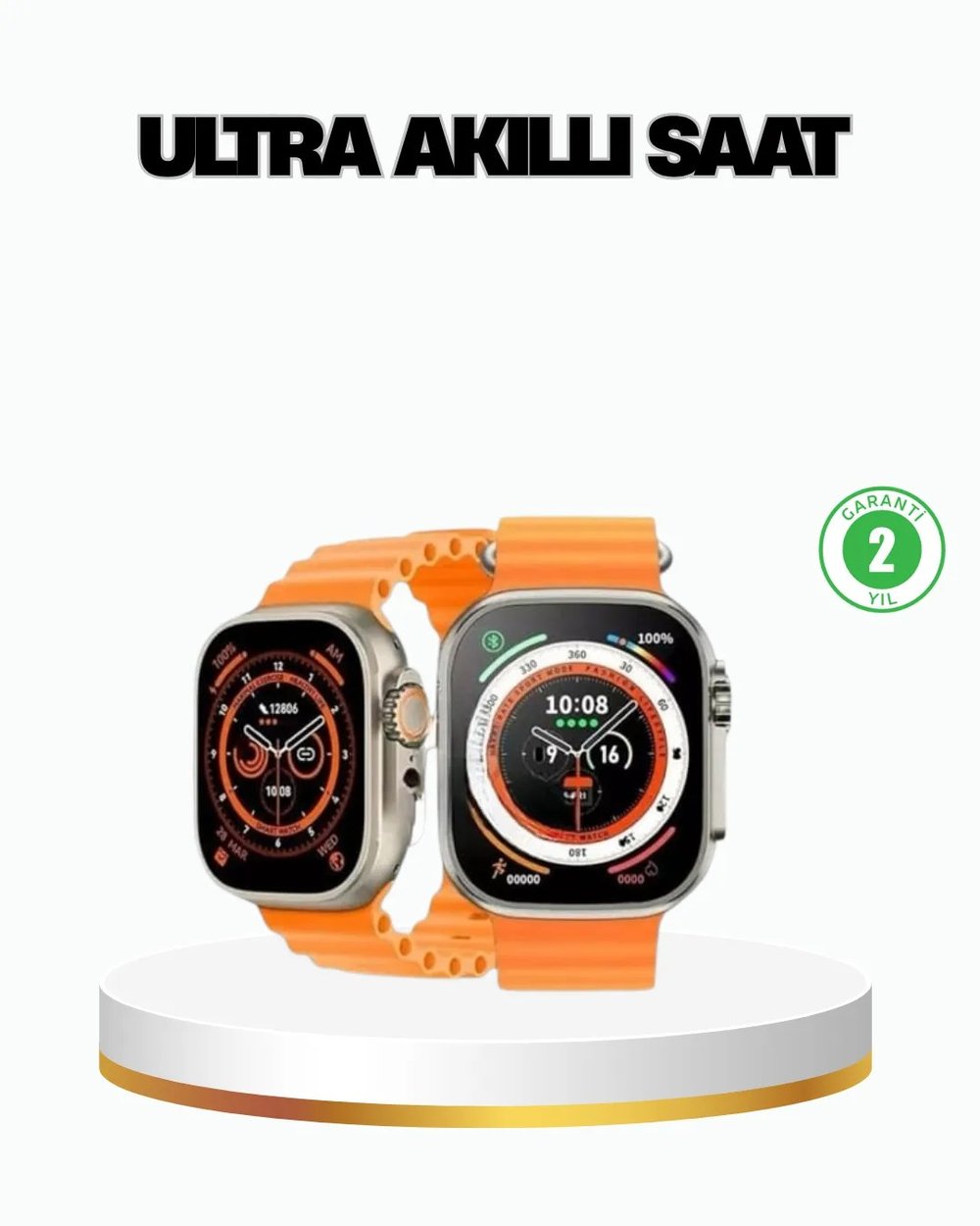 Kordonlu Akıllı Saat – Sesli Görüşme, GPS, Nabız ve Uyku Takibi