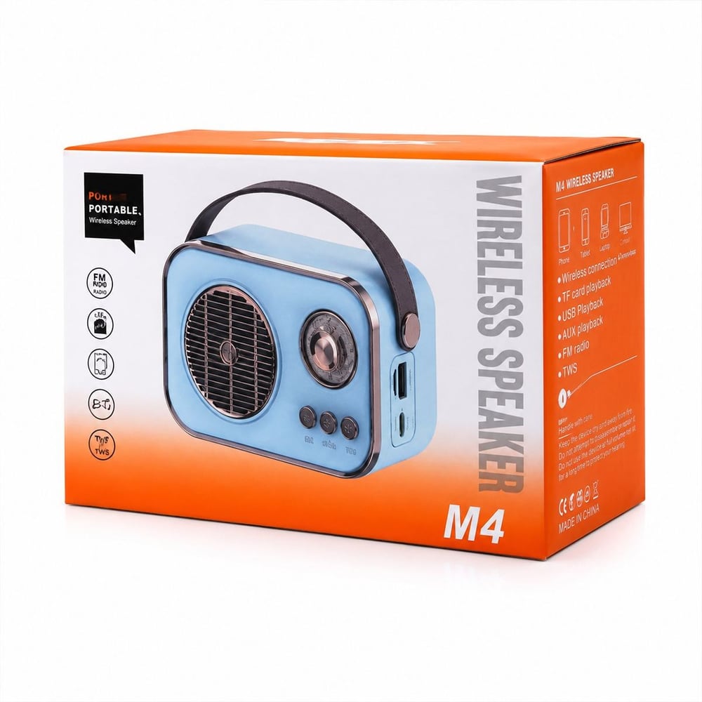 Mini Bluetooth Hoparlör (Type-C, 5W, Mikrofon & Kart Girişi)