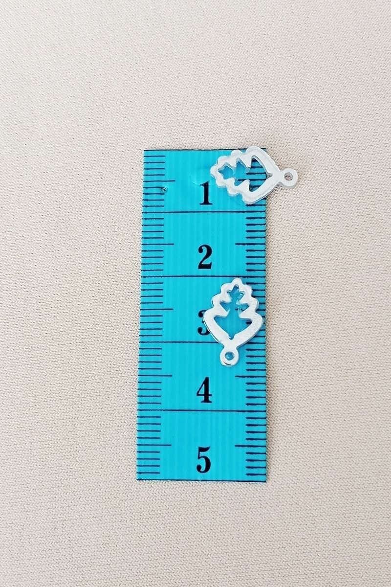 Oya Abiye Bileklik Kolye Pleksi Metalik Plastik Pul Gümüş Renk 24 gram 210 adet - BNC573