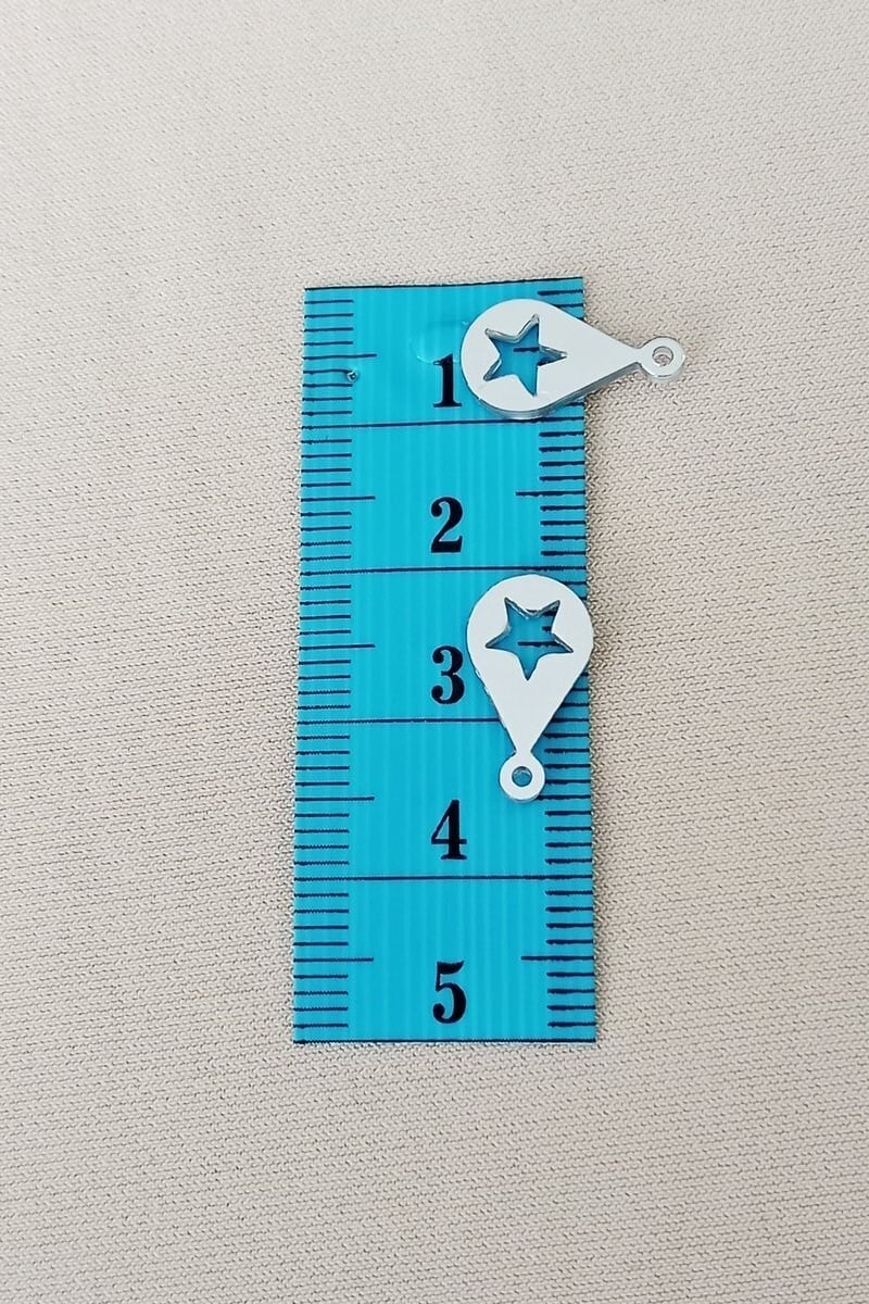 Oya Abiye Bileklik Kolye Pleksi Metalik Plastik Pul Gümüş Renk 8 gram 65 adet - BNC521