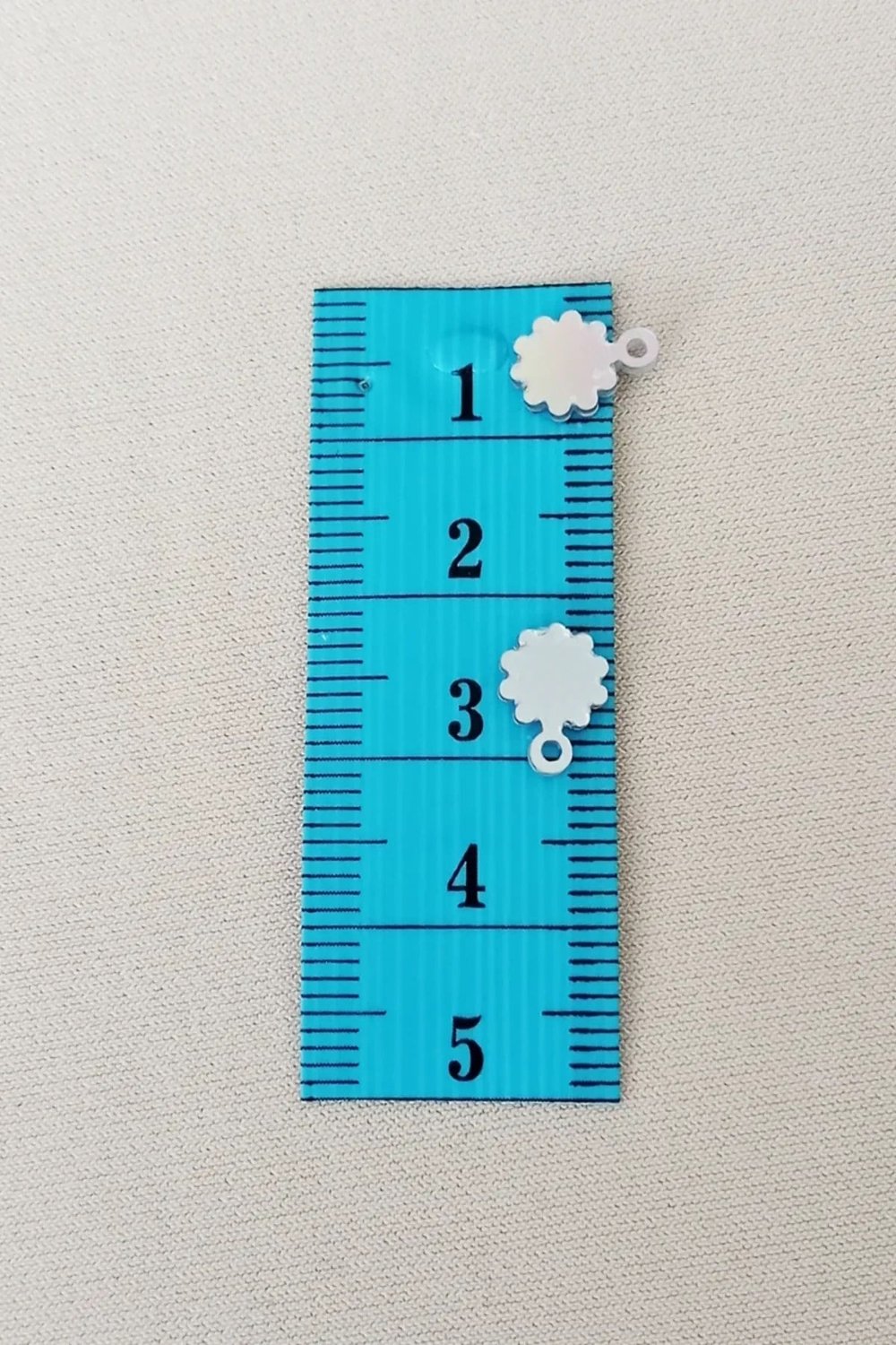 Oya Abiye Bileklik Kolye Pleksi Metalik Plastik Pul Gümüş Renk 8 gram 100 adet - BNC518