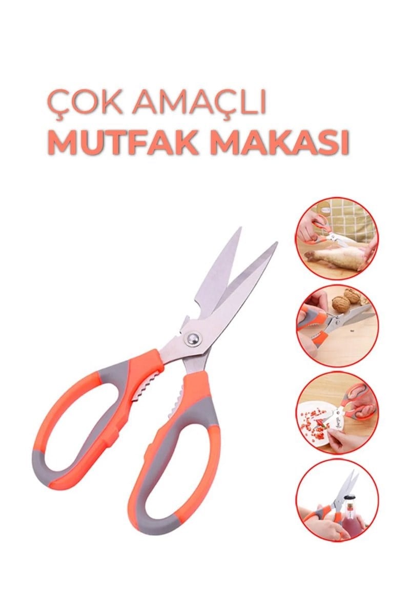 Paslanmaz Çelik Et, Tavuk, Börek Doğrama Makası mudanis