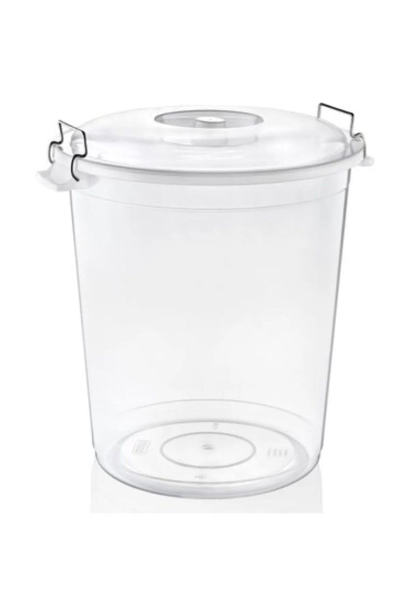 Plus Şeffaf Bakliyat Kovası 50 Litre Royaleks-ASD173