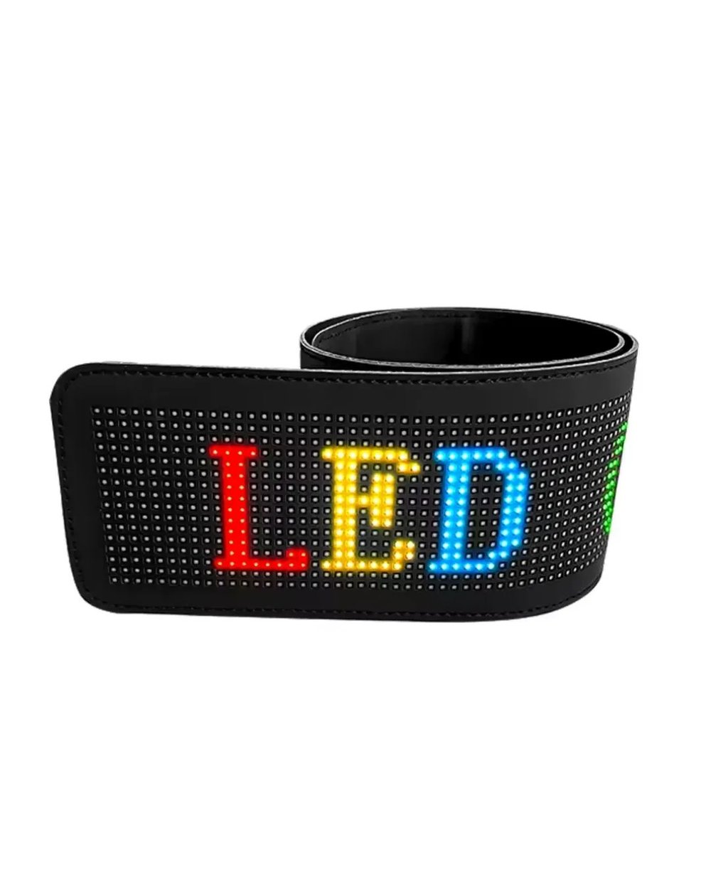 RGB LED Matrix Panel Esnek Yapı Uygulama Kontrollü Kayan Yazı Ekranı
