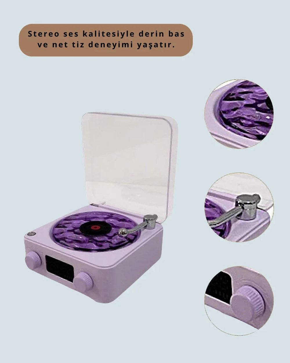 Retro Bluetooth Hoparlör MOR