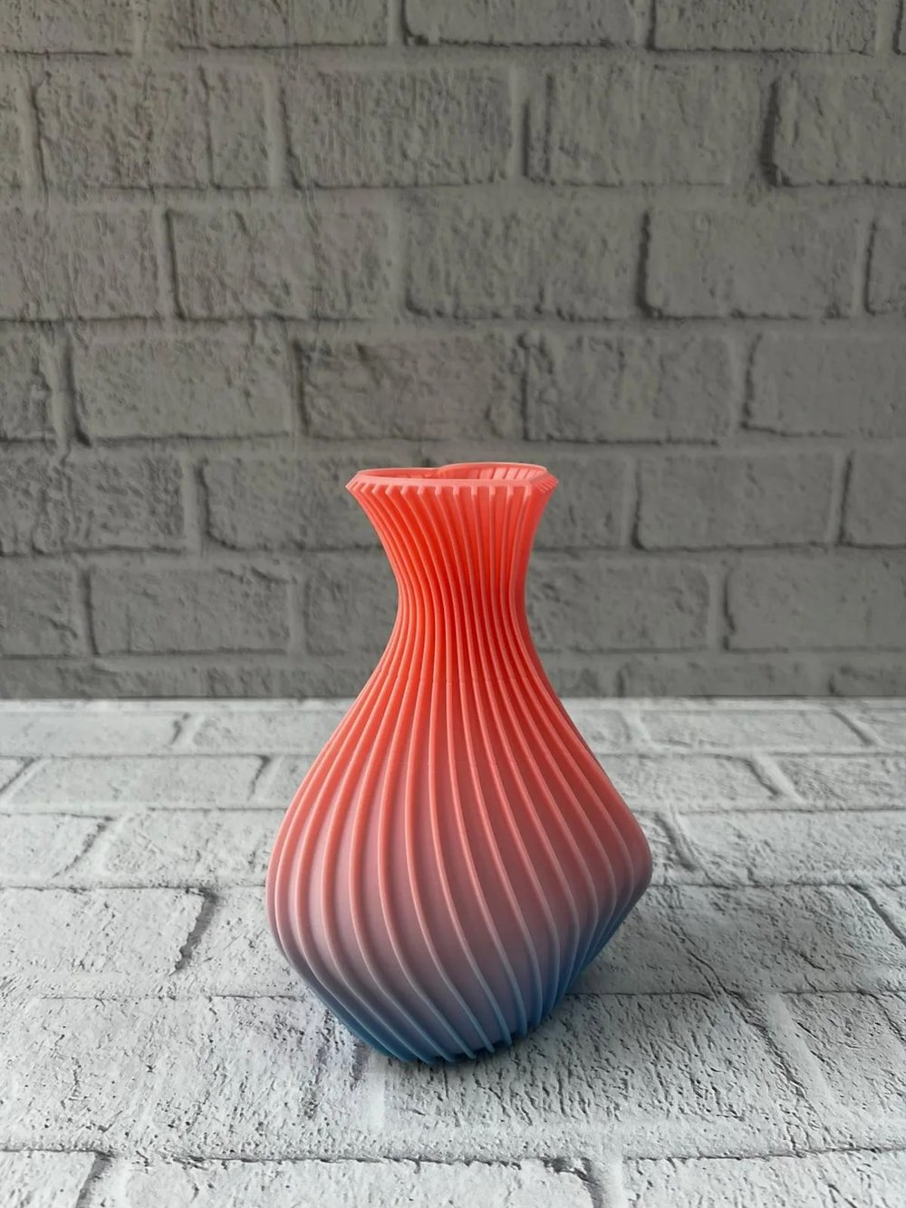 Romantik Kalp Figürlü Süslük Vazo Modern Tasarım 15 cm