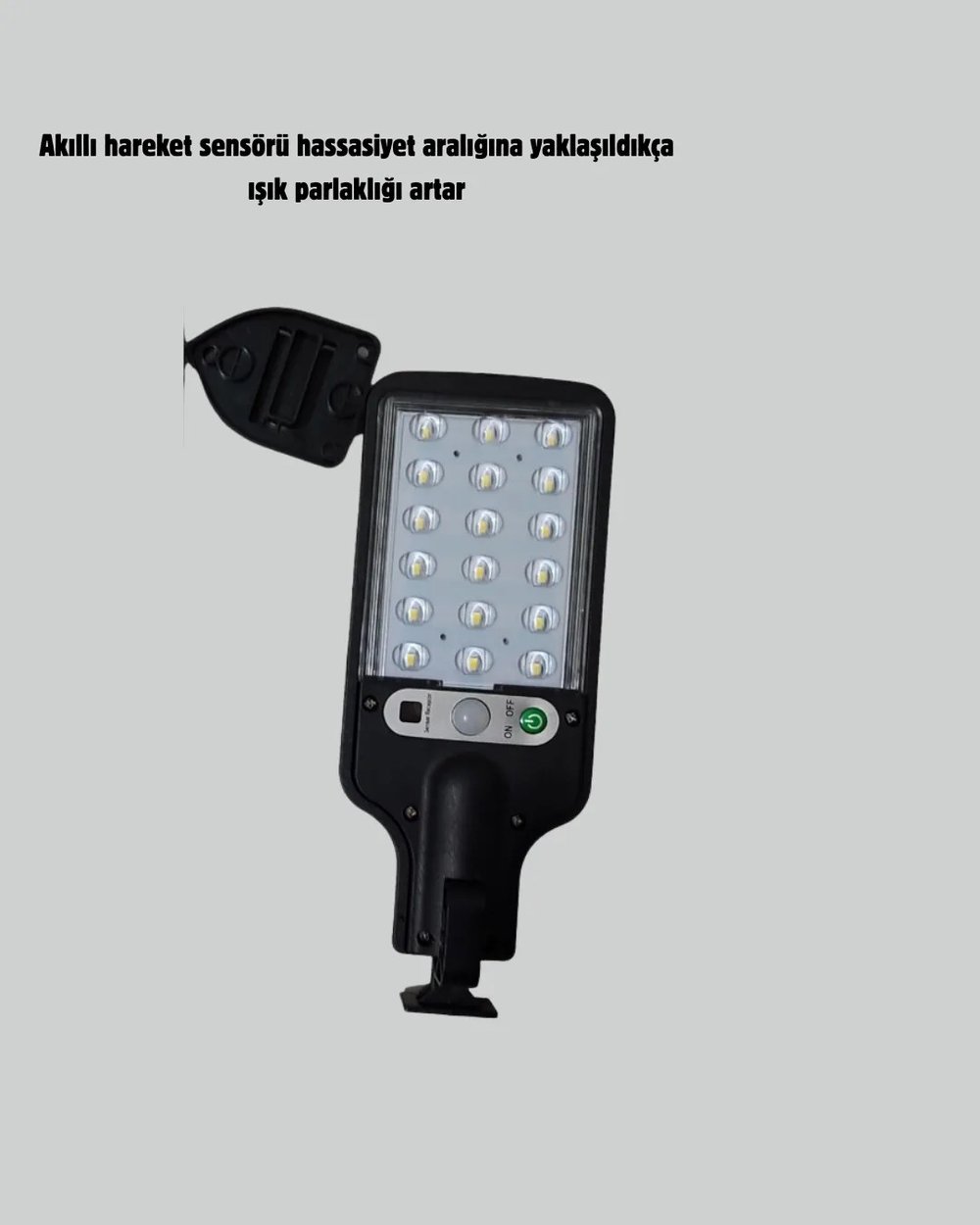 STL616 SENSÖRLÜ SOLAR SOKAK LAMBASI