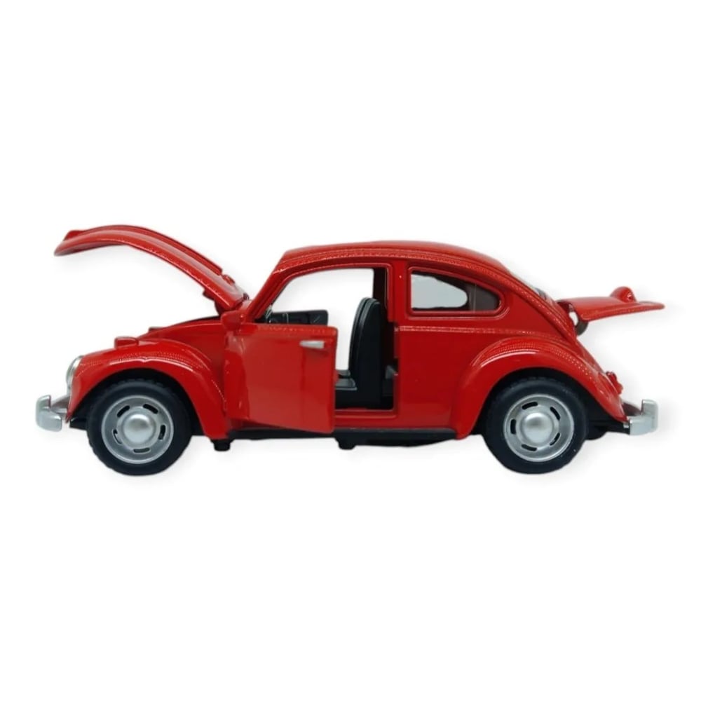 Sesli Işıklı Vosvos Araba 15 cm - 32111D - Kırmızı