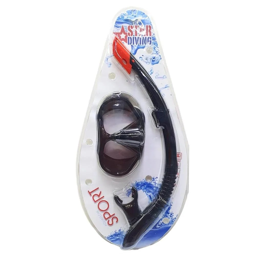 Star Diving Dalış Maskesi ve Snorkel Yetişkin - 51713-YEŞİL