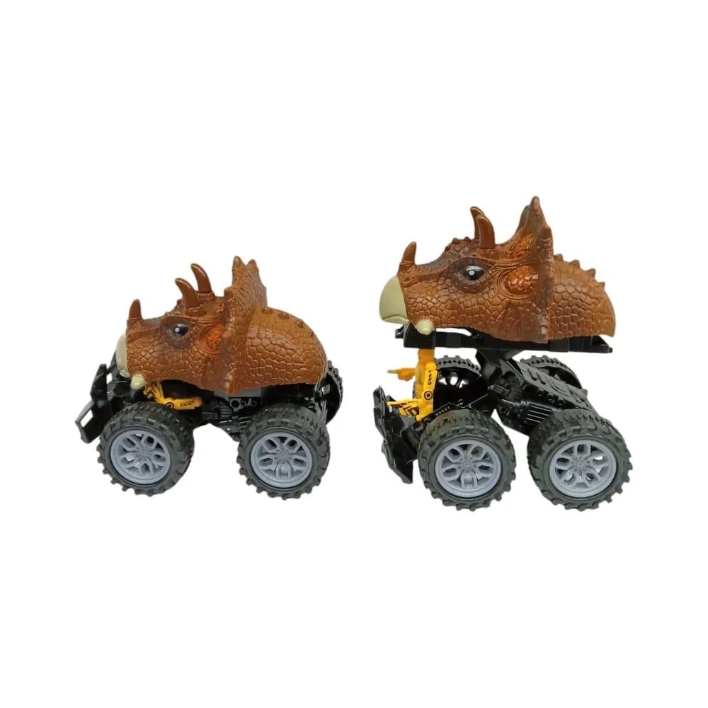 Sürtmeli Dinazor Robota Dönüşen Araba 14 Cm