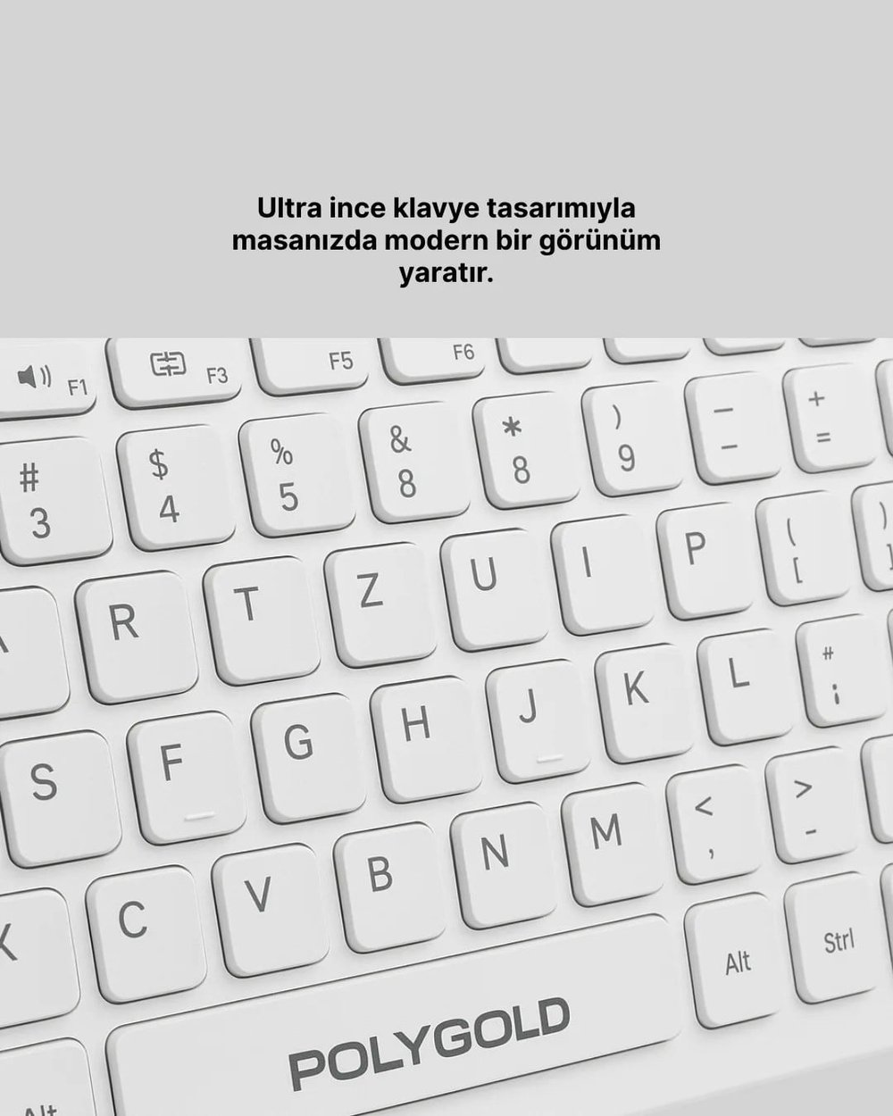 Tam Boy Kablosuz Klavye Mouse Seti - Gelişmiş Bağlantı ve Sessiz Performans
