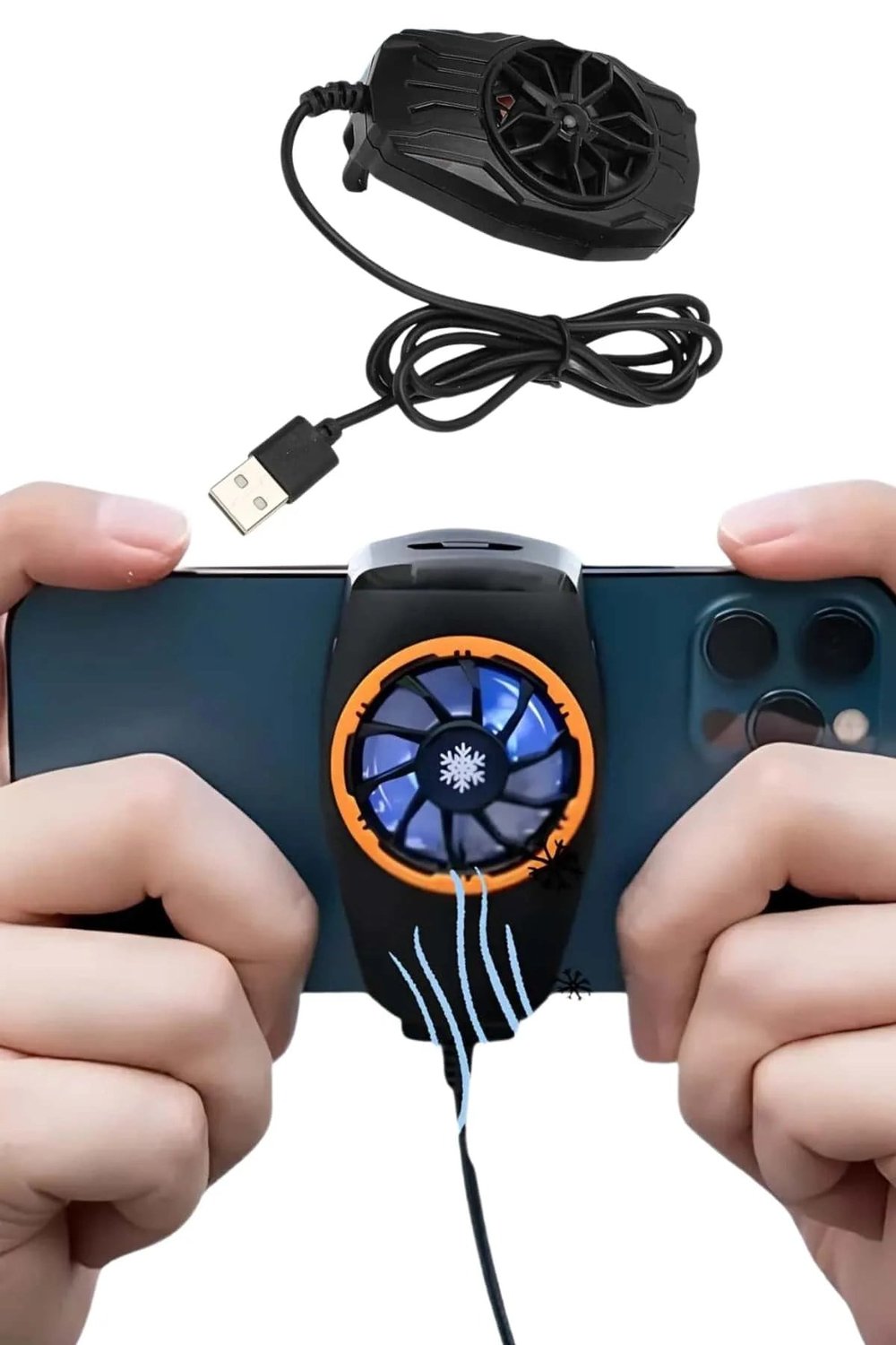 Telefonu Soğutma Fanı Radyatör Mobil Cihazlara Uyumlu Soğutucu