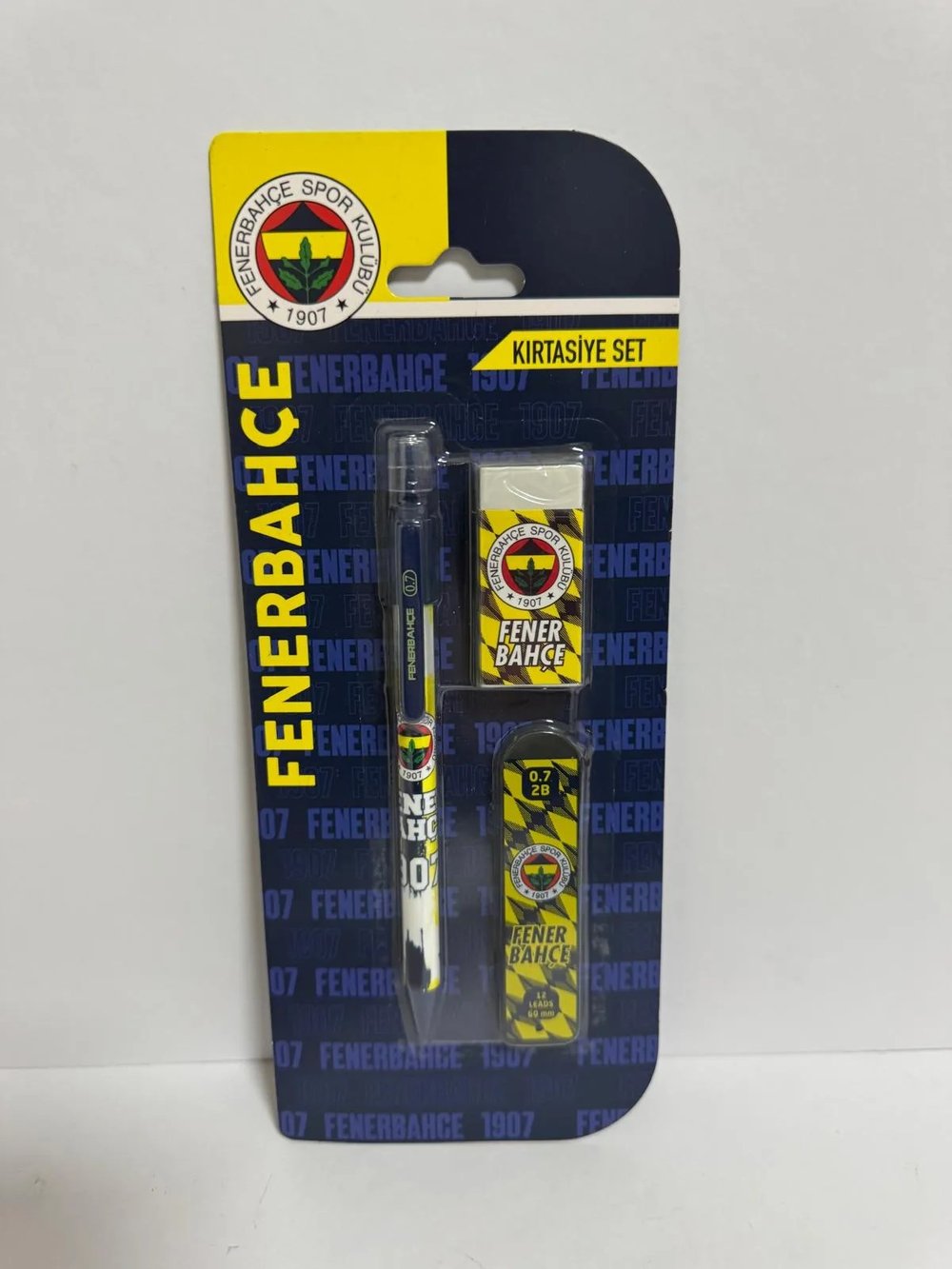 Versatilli 3'lü Kırtasiye Set Sarı Laçivert 07