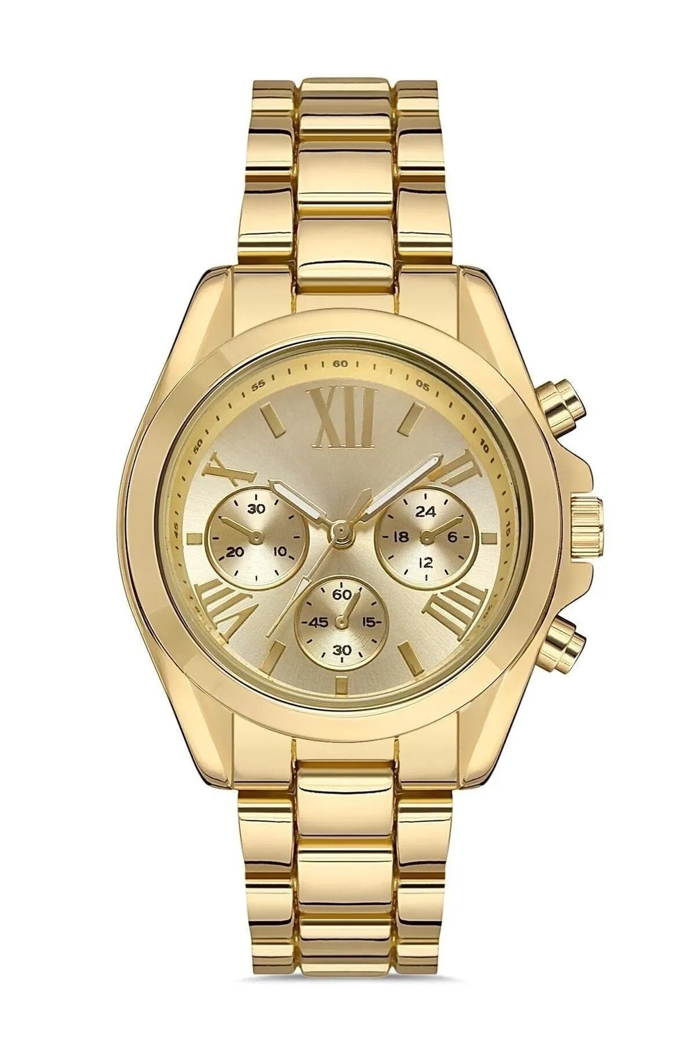 Zarif ve Şık Özel Tasarım Roma Rakam Detaylı Metal Bayan Kol Saati