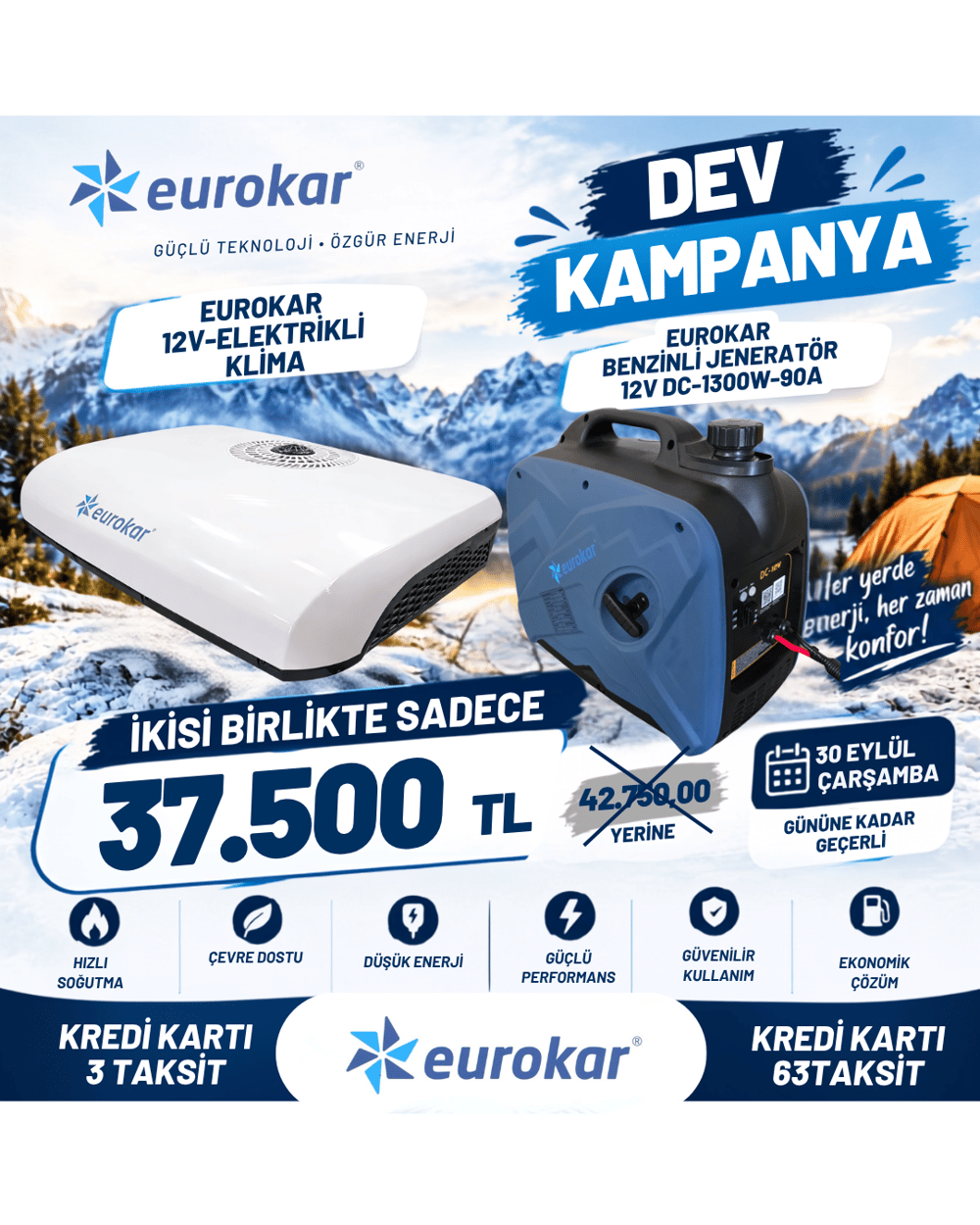 12V DC JENERATÖR-12V ELEKTRİKLİ KLİMA