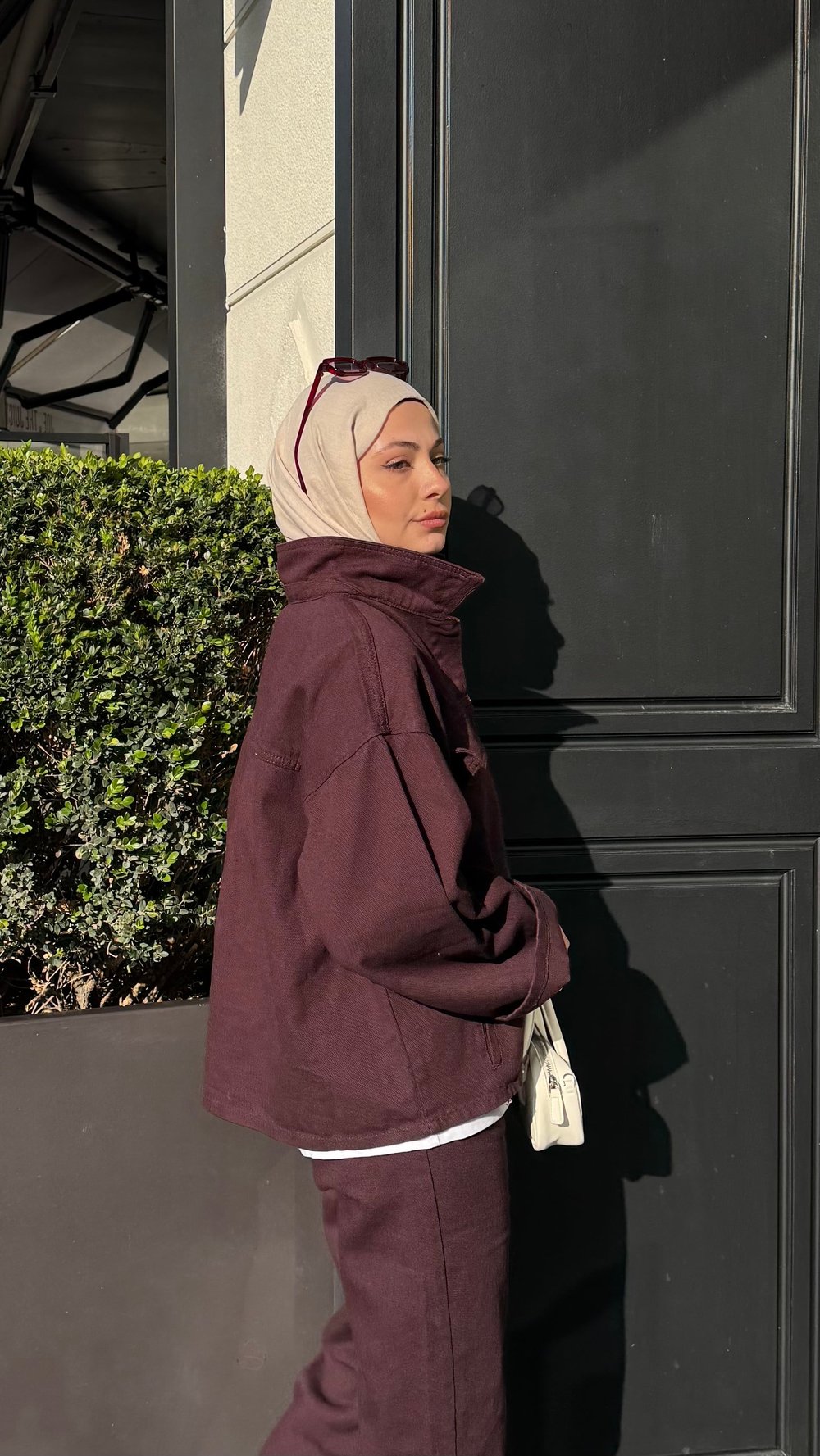 Bordo Denim Takım -TAKIM