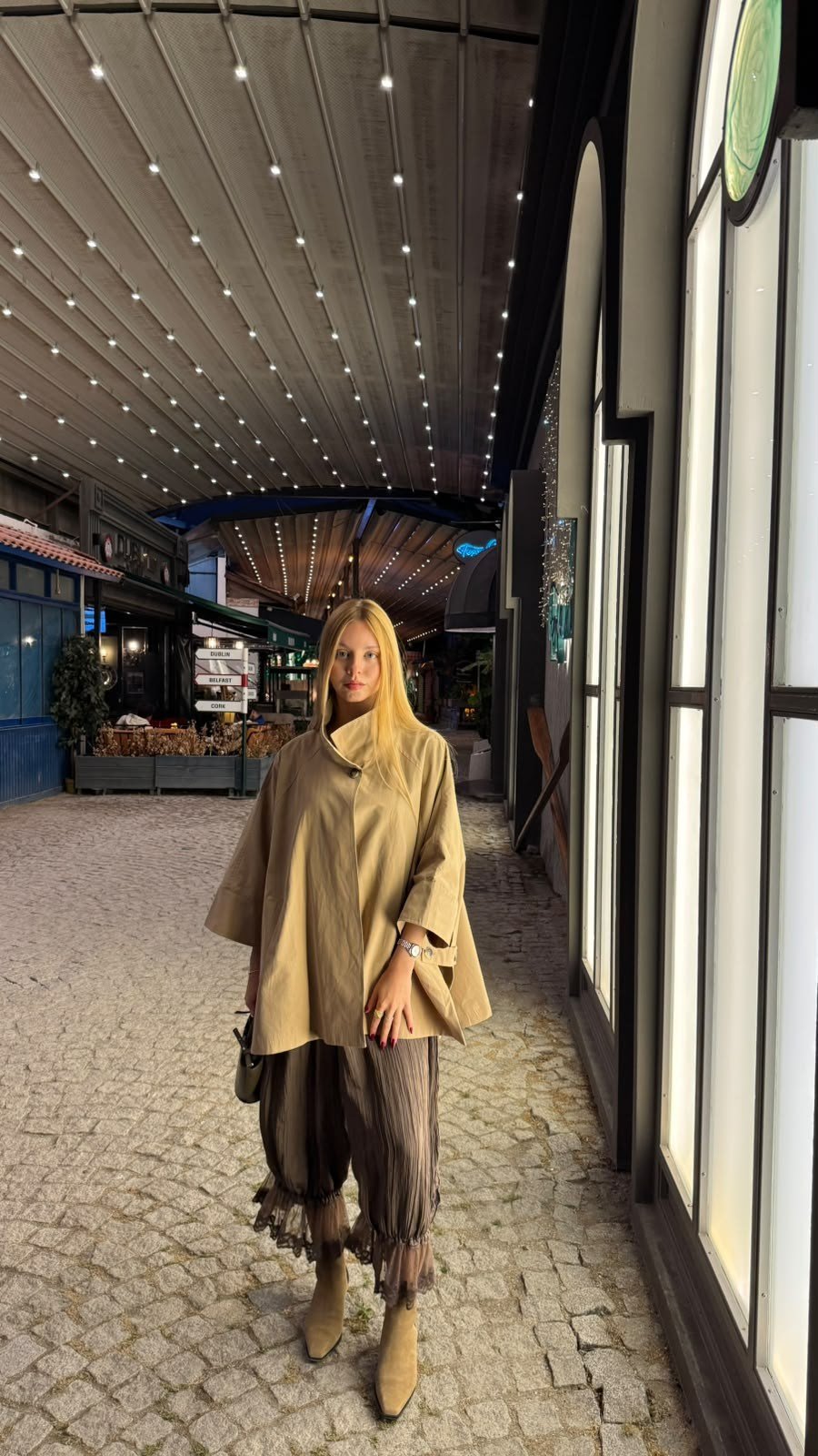 Panço Trençkot Camel -Trençkot