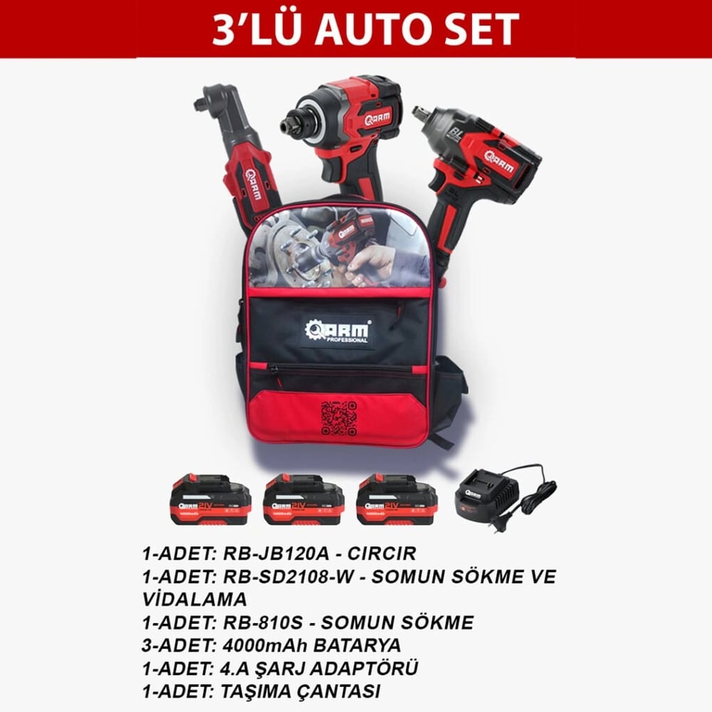 3'lü Auto Set