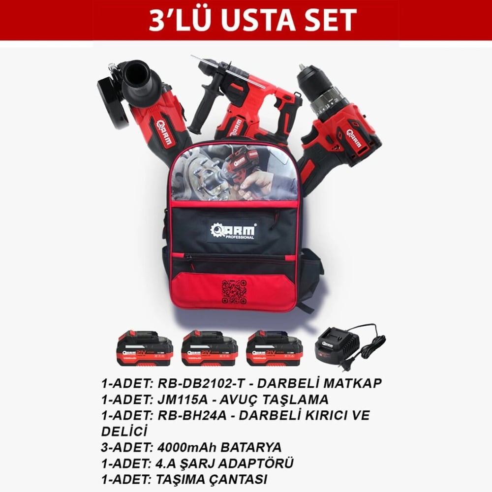 3'lü Usta Set