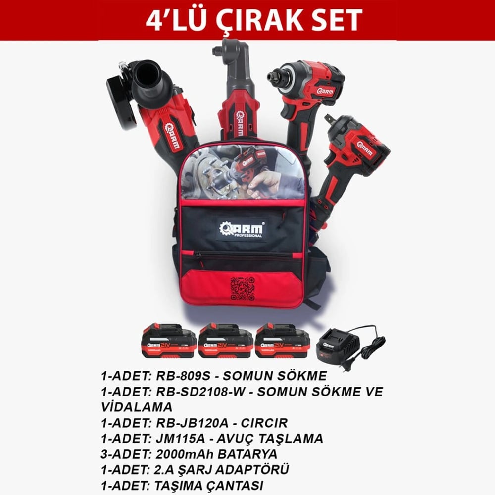 4'lü Çırak Set