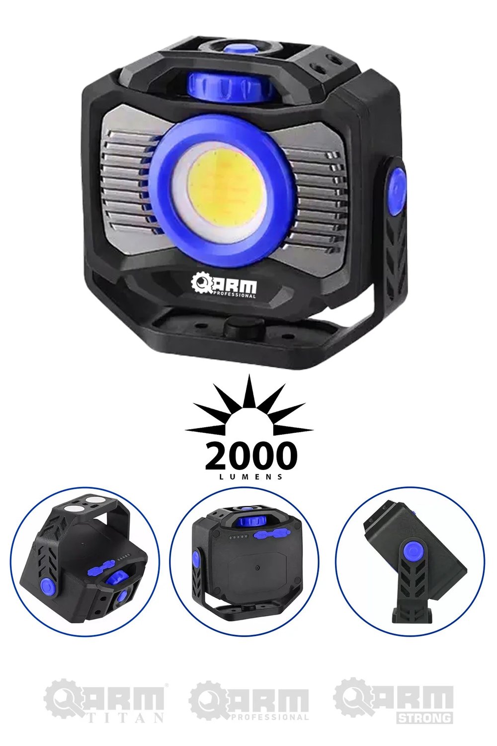 ESEN200A ARM Professional Şarjlı LED Çalışma Lambası