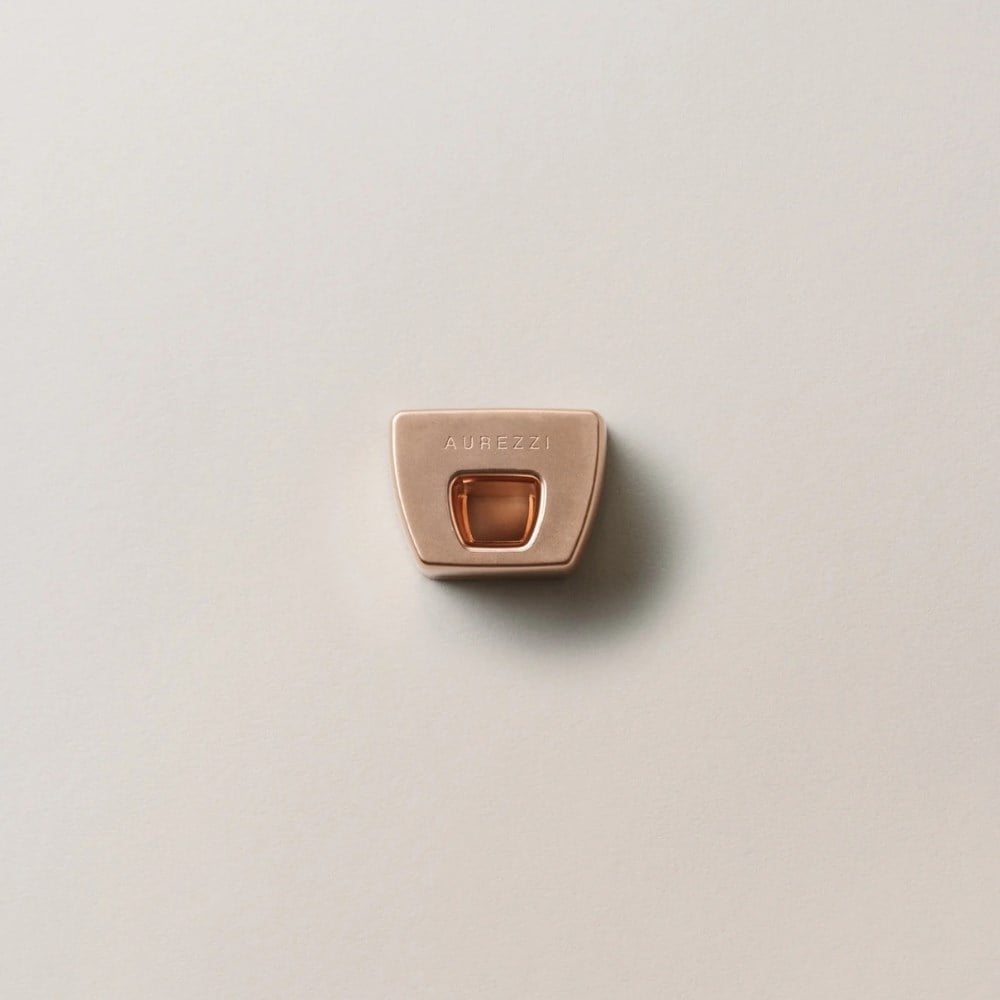 Aurezzi Rose 18K Altın Kaplama Rose Gold Diş Fırçası Standı