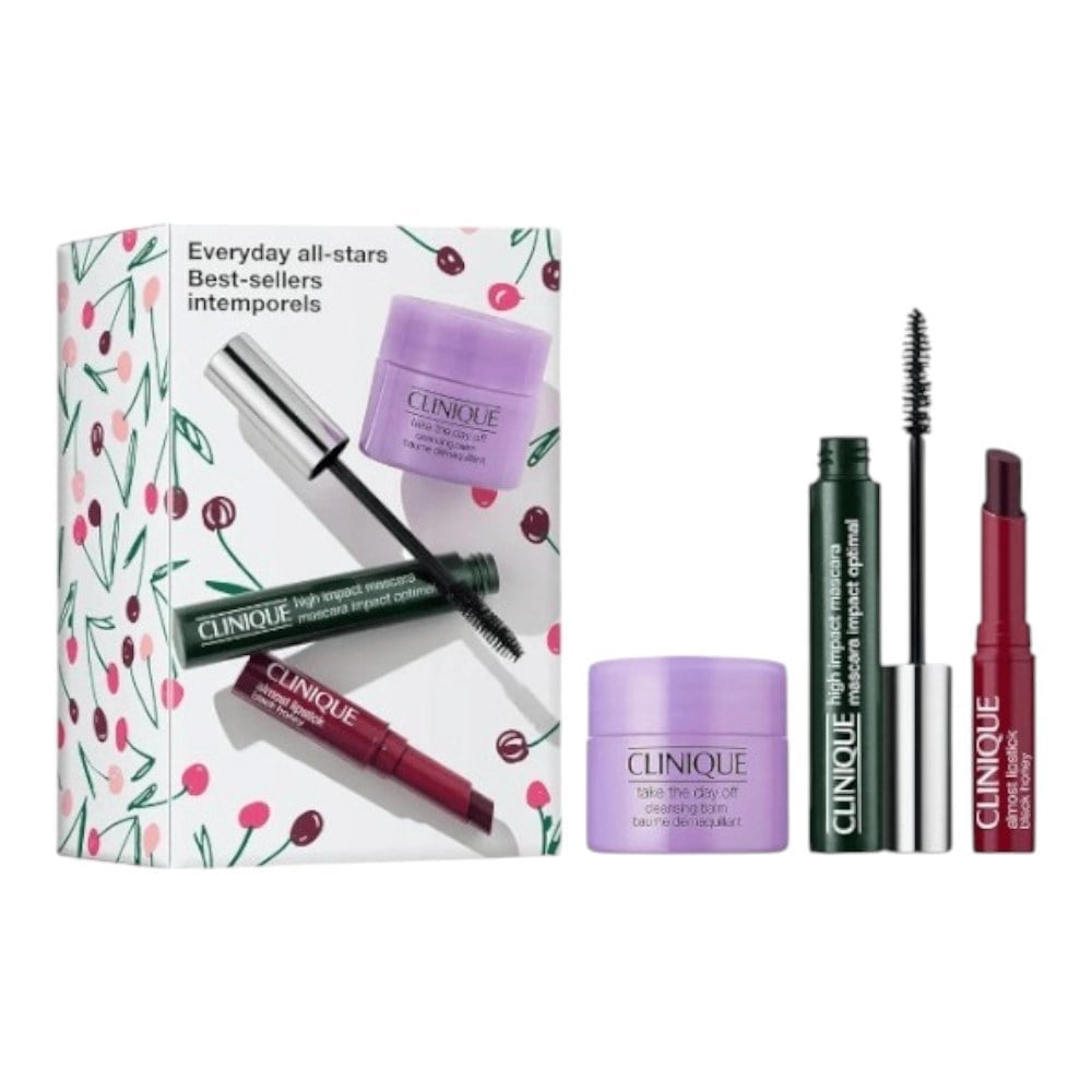 Clinique 3`Lü İkonik Makyaj Seti Ruj+Maskara 7Ml+ Makyaj Temizleyici 15Ml Set