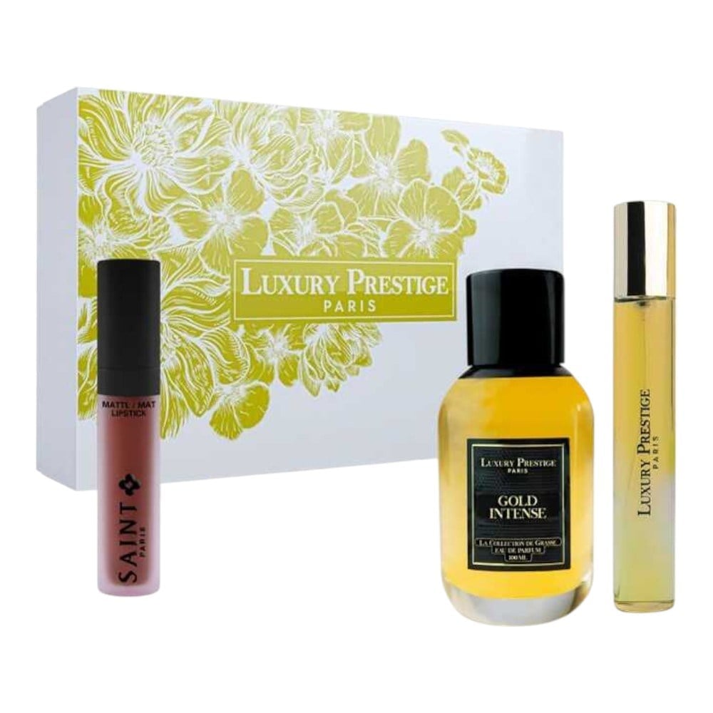 Luxury Prestige Gold Intense 100Ml+35Ml+Lip Gloss Edp Set