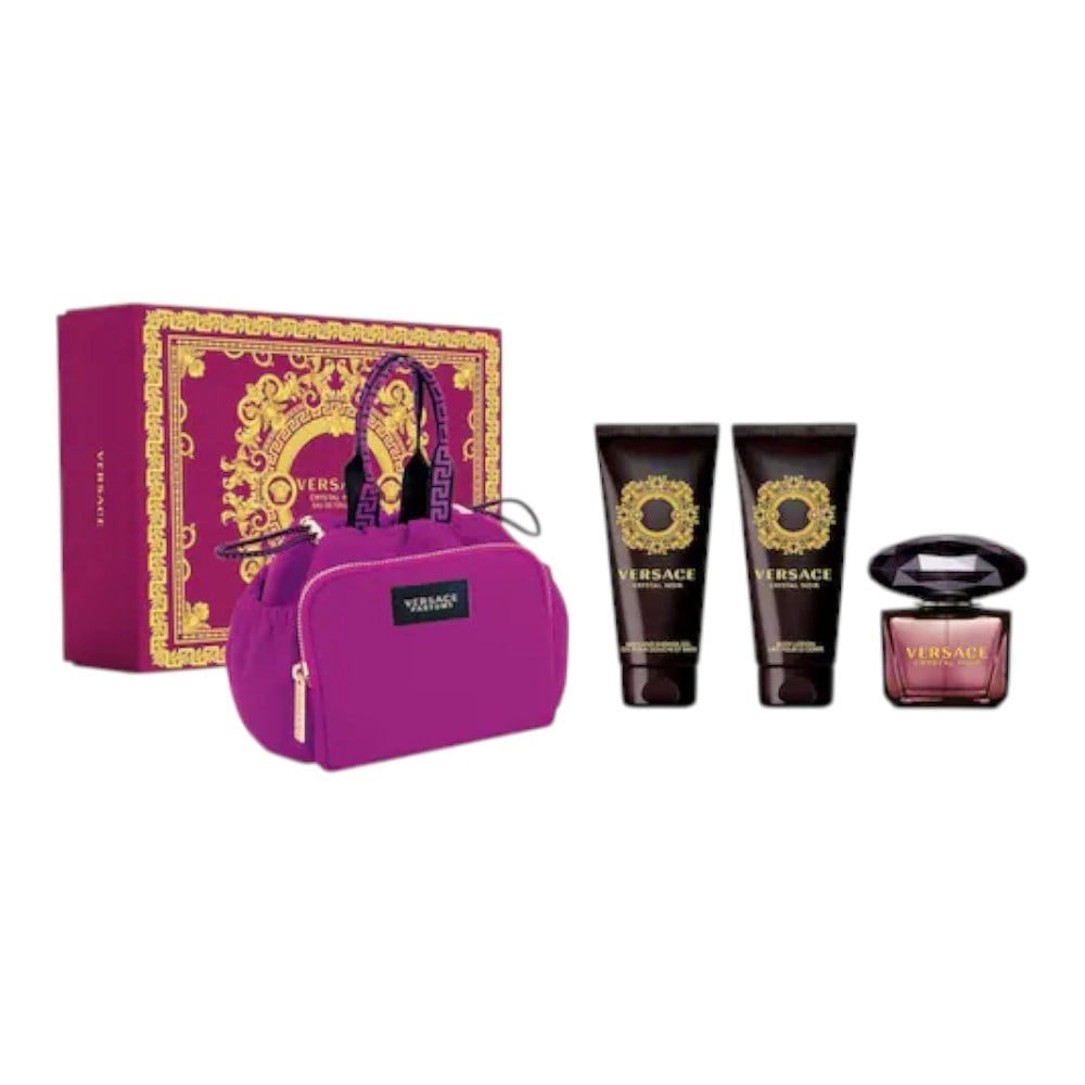 Versace Crystal Noir Çanta Set 90Ml+100Ml Bl+100 Sg Edt
