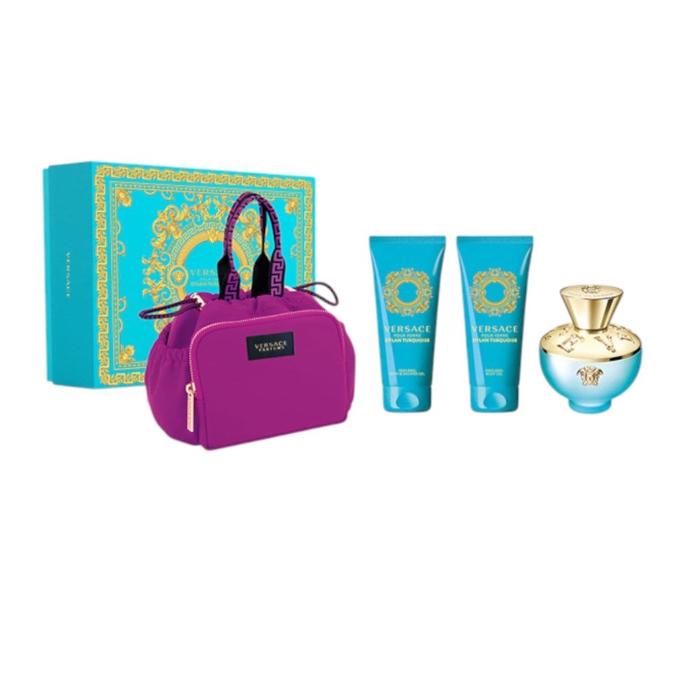 Versace Dylan Turquoise Pour Femme Çanta Set 100Ml Edp