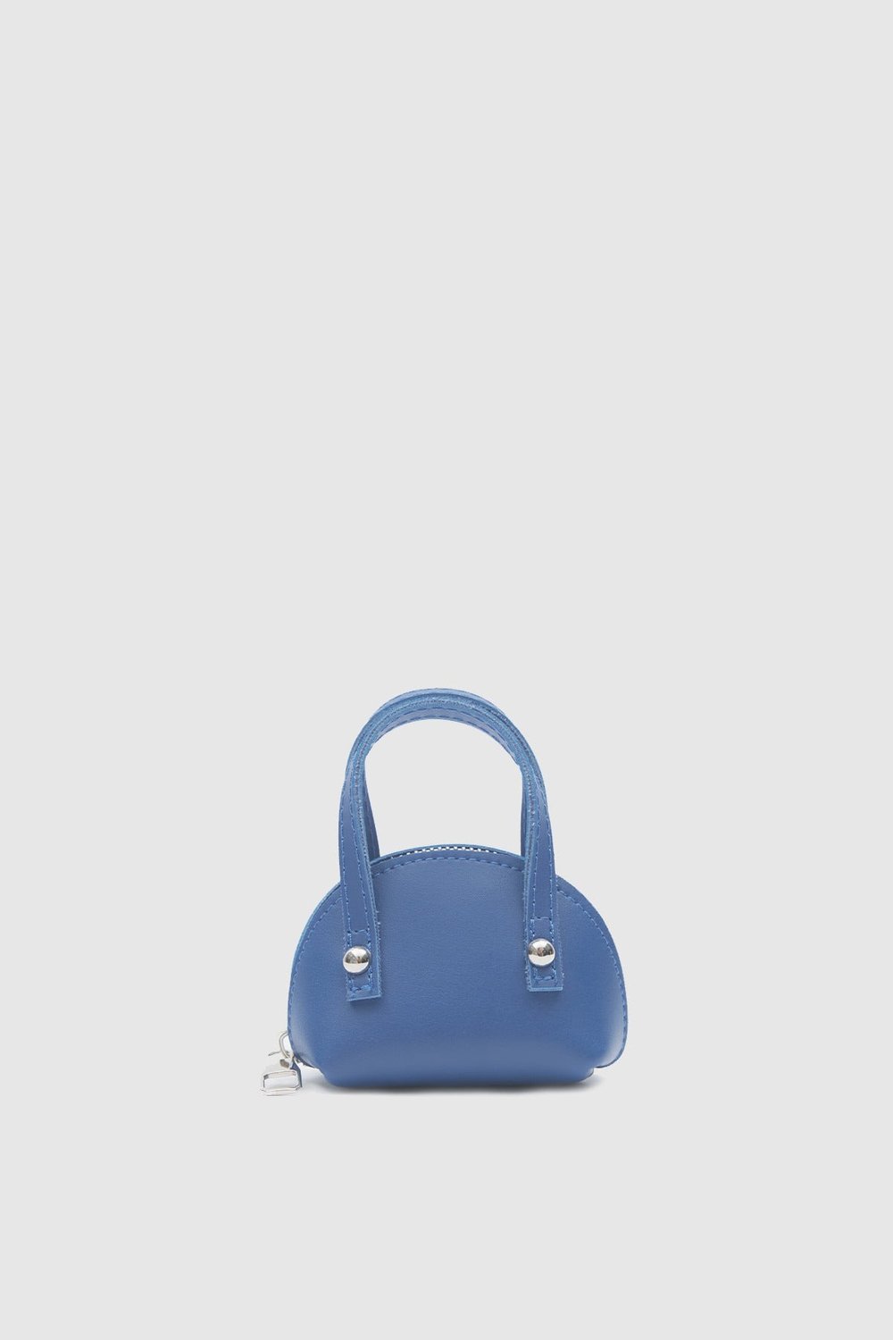 Mavi C11 Mini Boy Tek Bölmeli Suni Deri Kadın Cüzdan B:7 E:10 G:6