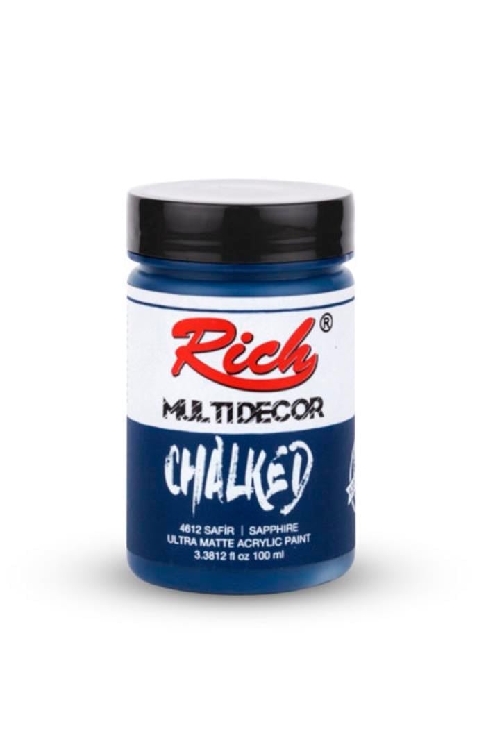   MULTI DECOR CHALKED 100 ML SAFİR Stok Kodu: MDC-100-06540