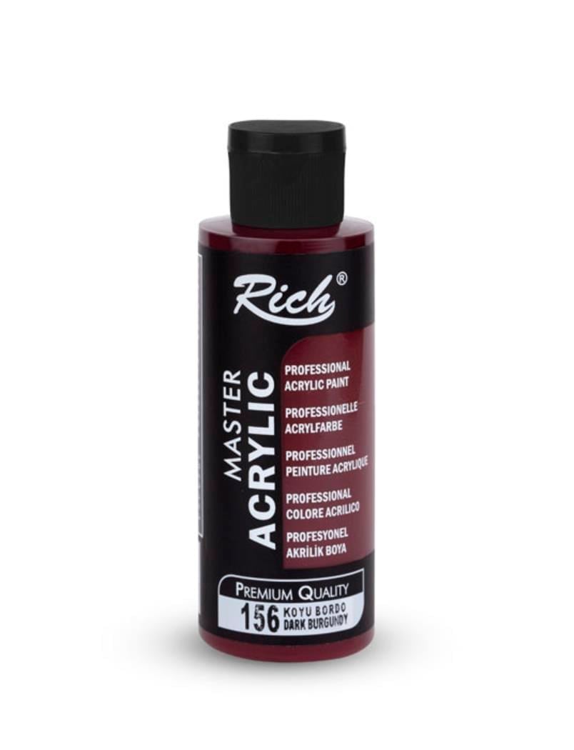 MASTER AKRİLİK 120 ML KOYU BORDO Stok Kodu: AKR-120-156