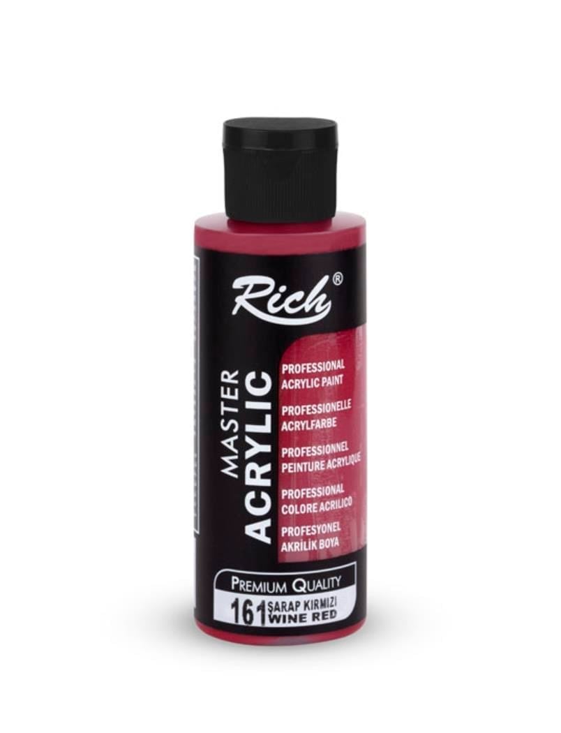 MASTER AKRİLİK 120 ML ŞARAP KIRMIZI Stok Kodu: AKR-120-161