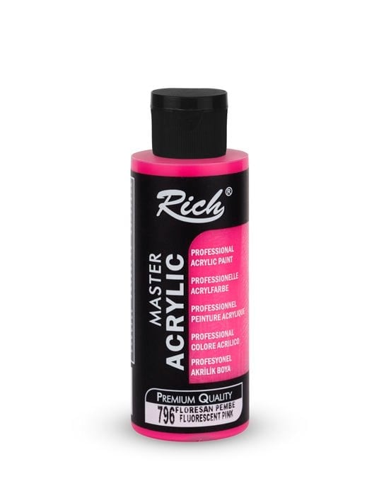 MASTER AKRİLİK FLORESAN 120 ML PEMBE Stok Kodu: AKR-120-2447