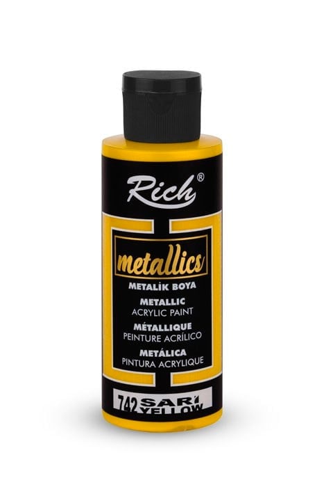 METALİK BOYA 120 ML SARI Stok Kodu: MET-120-03967