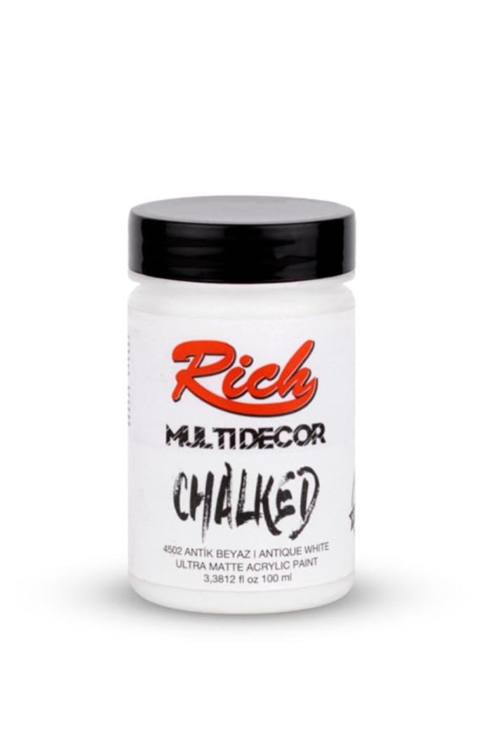 MULTİ DECOR CHALKED 100 ML ANTİK BEYAZ Stok Kodu: MDC-100-03602