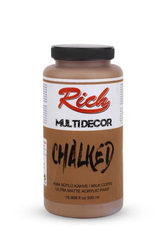 MULTİ DECOR CHALKED 500 ML SÜTLÜ KAHVE Stok Kodu: MDC-500-03708