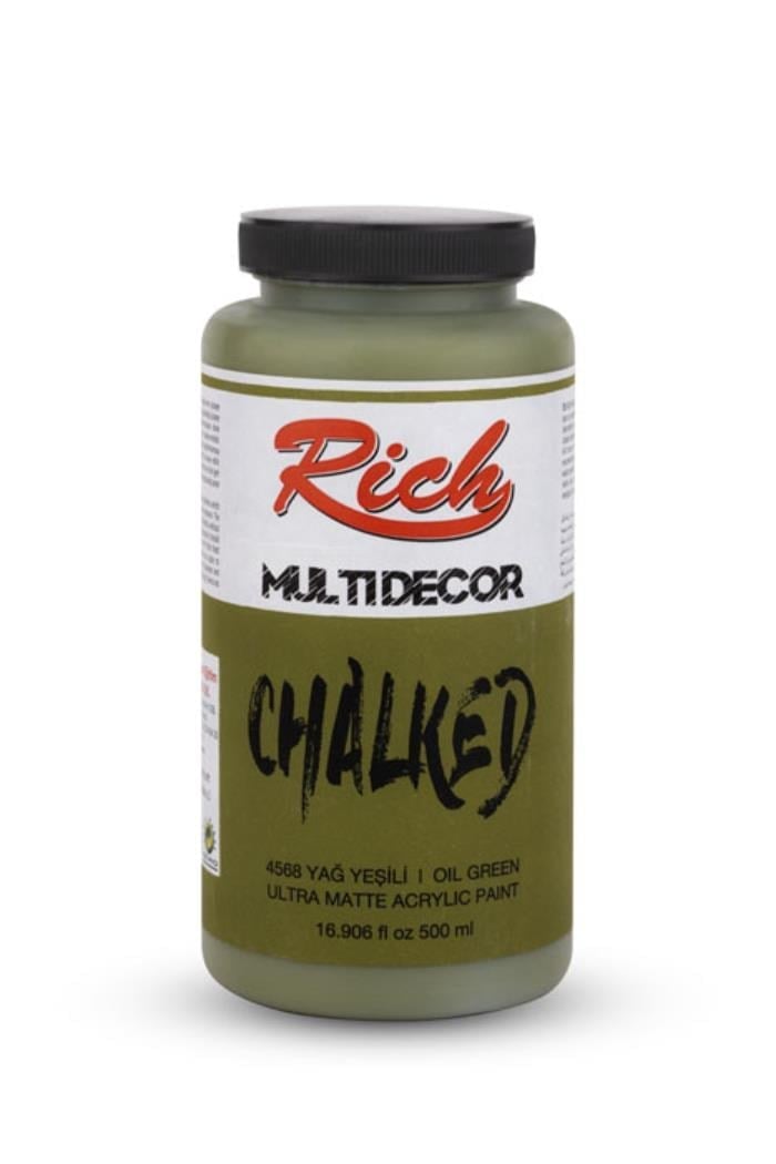 MULTİ DECOR CHALKED 500 ML YAĞ YEŞİLİ Stok Kodu: MDC-500-03703