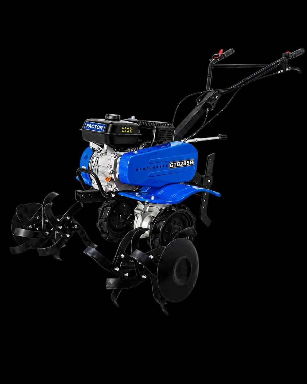 Factor GTB285 - Benzinli Çapa Makinesi (Kayışlı, 7 HP, Mavi)