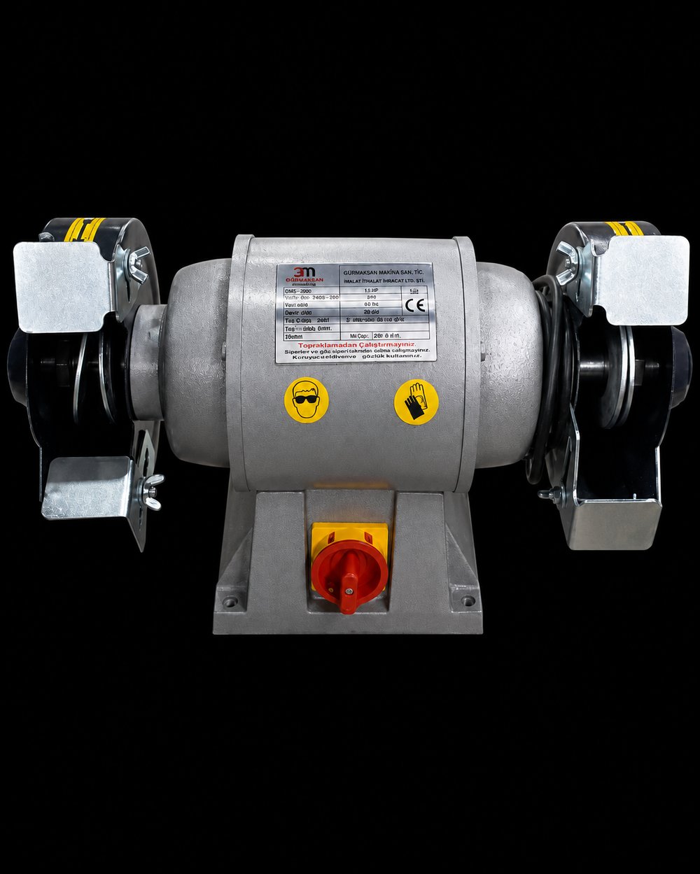 Gürmaksan Lider - Zımpara (Taşlama) Motoru (250 MM, Monofaze, 1.5 KW)